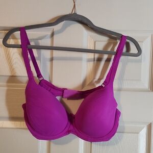 Victorias Secret Vibrant Pink/Purple Women's Bra 38D Lined Demi